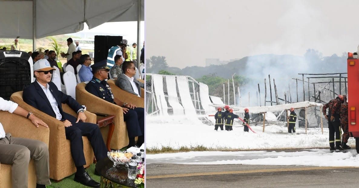 The ‘Airport Emergency Exercise (Fire)-2026’ was held today, Monday (October 5, 2026), at Hazrat Shahjalal International Airport.